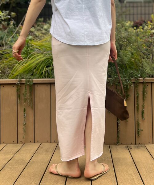 Rouge vif la cle / ルージュ・ヴィフ ラクレ ロング・マキシ丈スカート | 【MICA&DEAL /マイカアンドディール】タイトイージースカート | 詳細2