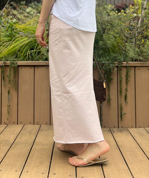 Rouge vif la cle / ルージュ・ヴィフ ラクレ ロング・マキシ丈スカート | 【MICA&DEAL /マイカアンドディール】タイトイージースカート | 詳細3