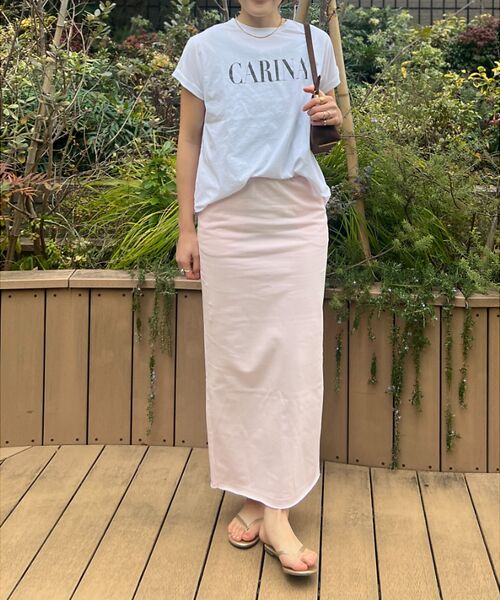 Rouge vif la cle / ルージュ・ヴィフ ラクレ ロング・マキシ丈スカート | 【MICA&DEAL /マイカアンドディール】タイトイージースカート | 詳細6