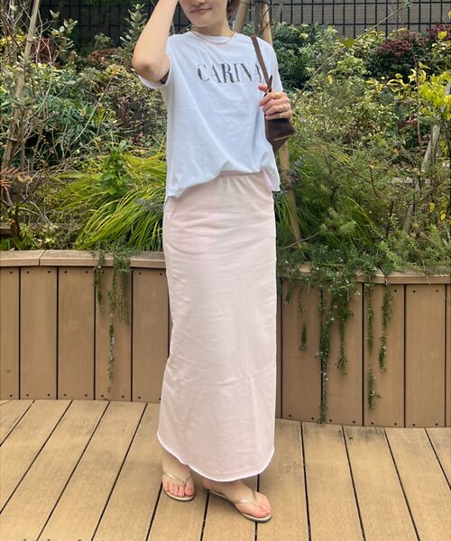 Rouge vif la cle / ルージュ・ヴィフ ラクレ ロング・マキシ丈スカート | 【MICA&DEAL /マイカアンドディール】タイトイージースカート | 詳細7