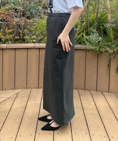 Rouge vif la cle / ルージュ・ヴィフ ラクレ ロング・マキシ丈スカート | 【MICA&DEAL /マイカアンドディール】タイトイージースカート | 詳細22