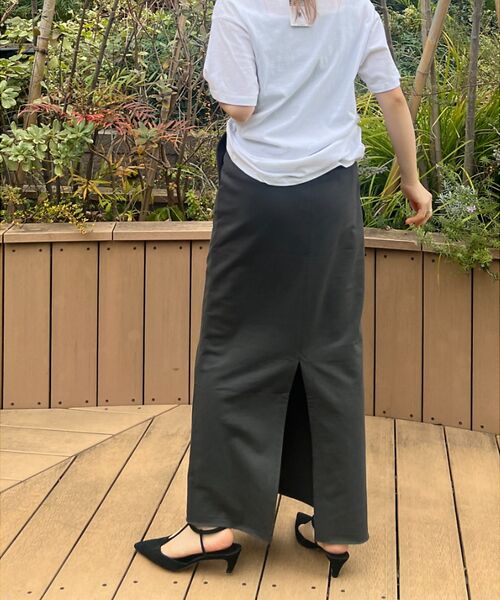 Rouge vif la cle / ルージュ・ヴィフ ラクレ ロング・マキシ丈スカート | 【MICA&DEAL /マイカアンドディール】タイトイージースカート | 詳細17