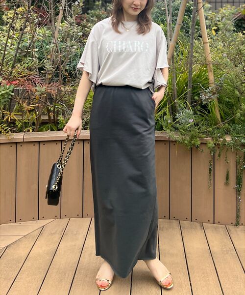 Rouge vif la cle / ルージュ・ヴィフ ラクレ ロング・マキシ丈スカート | 【MICA&DEAL /マイカアンドディール】タイトイージースカート | 詳細18