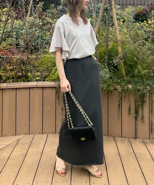 Rouge vif la cle / ルージュ・ヴィフ ラクレ ロング・マキシ丈スカート | 【MICA&DEAL /マイカアンドディール】タイトイージースカート | 詳細19