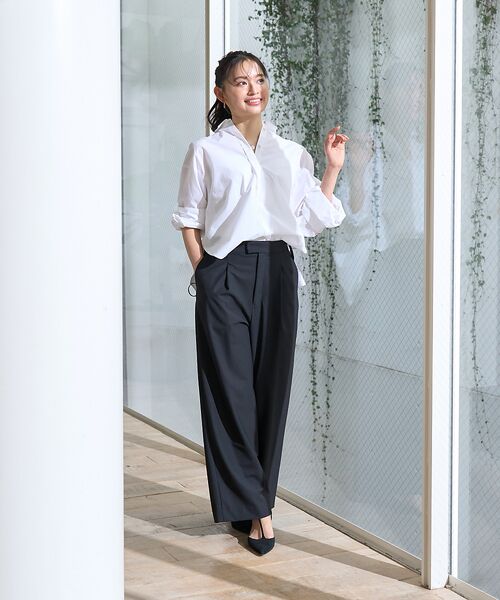 Rouge vif la cle / ルージュ・ヴィフ ラクレ シャツ・ブラウス | バックコクーンBIGシャツ | 詳細12