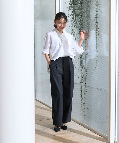 Rouge vif la cle / ルージュ・ヴィフ ラクレ シャツ・ブラウス | バックコクーンBIGシャツ | 詳細5