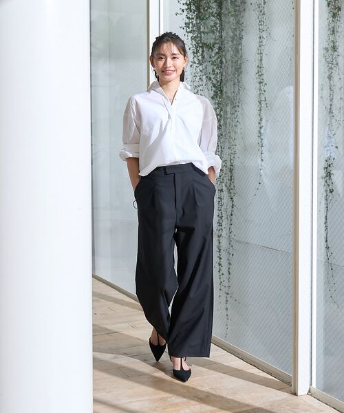 Rouge vif la cle / ルージュ・ヴィフ ラクレ シャツ・ブラウス | バックコクーンBIGシャツ | 詳細6