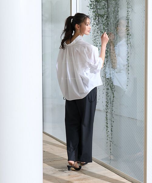 Rouge vif la cle / ルージュ・ヴィフ ラクレ シャツ・ブラウス | バックコクーンBIGシャツ | 詳細8