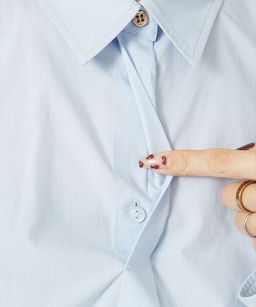 Rouge vif la cle / ルージュ・ヴィフ ラクレ シャツ・ブラウス | バックコクーンBIGシャツ | 詳細24