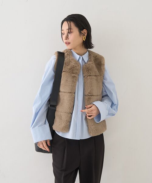 Rouge vif la cle / ルージュ・ヴィフ ラクレ シャツ・ブラウス | バックコクーンBIGシャツ | 詳細21