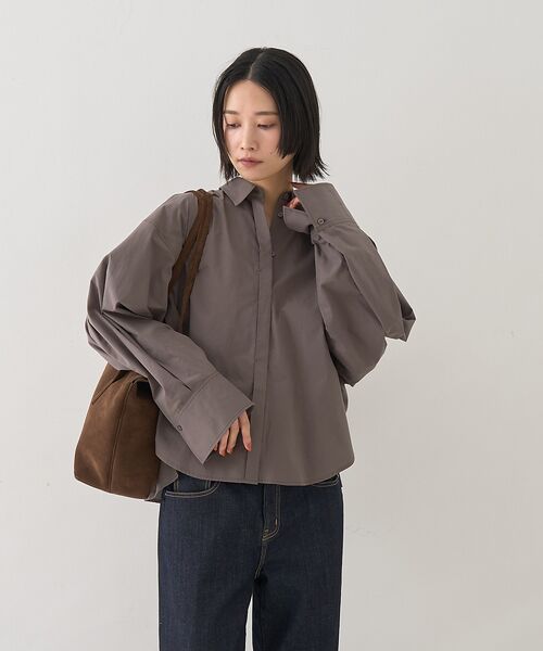 Rouge vif la cle / ルージュ・ヴィフ ラクレ シャツ・ブラウス | バックコクーンBIGシャツ | 詳細26