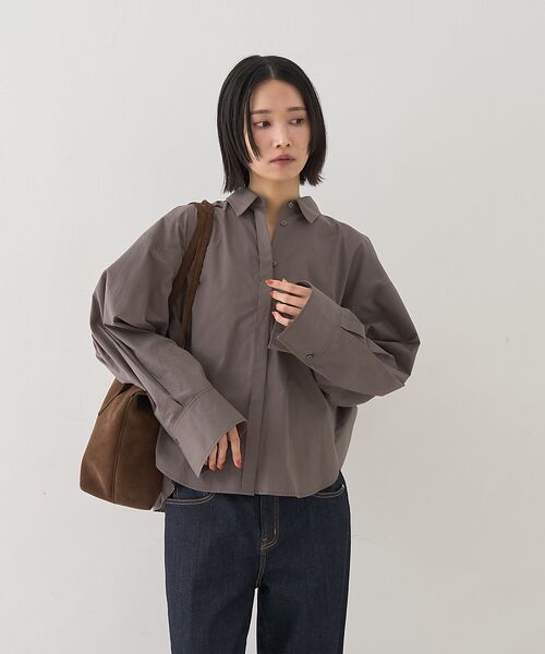 Rouge vif la cle / ルージュ・ヴィフ ラクレ シャツ・ブラウス | バックコクーンBIGシャツ | 詳細27