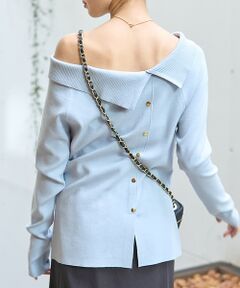 Rouge vif la cle / ルージュ・ヴィフ ラクレ ニット・セーター | オフショルレディニットプルオバー