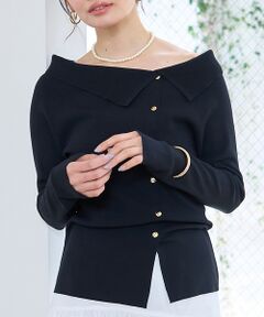 Rouge vif la cle / ルージュ・ヴィフ ラクレ ニット・セーター | オフショルレディニットプルオバー