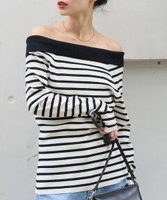 Rouge vif la cle / ルージュ・ヴィフ ラクレ ニット・セーター | オフショルレディニットプルオバー