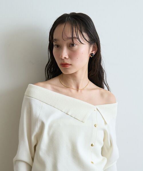 Rouge vif la cle / ルージュ・ヴィフ ラクレ ニット・セーター | オフショルレディニットプルオバー | 詳細3