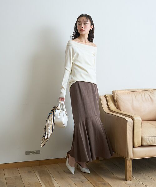 Rouge vif la cle / ルージュ・ヴィフ ラクレ ニット・セーター | オフショルレディニットプルオバー | 詳細6