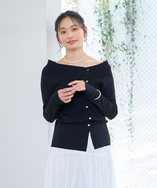 Rouge vif la cle / ルージュ・ヴィフ ラクレ ニット・セーター | オフショルレディニットプルオバー | 詳細13