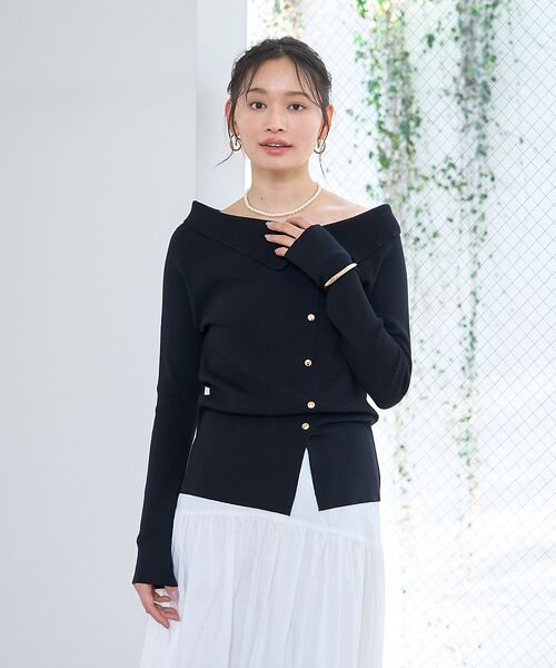 Rouge vif la cle / ルージュ・ヴィフ ラクレ ニット・セーター | オフショルレディニットプルオバー | 詳細14