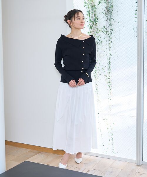 Rouge vif la cle / ルージュ・ヴィフ ラクレ ニット・セーター | オフショルレディニットプルオバー | 詳細16