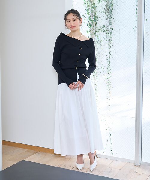 Rouge vif la cle / ルージュ・ヴィフ ラクレ ニット・セーター | オフショルレディニットプルオバー | 詳細17