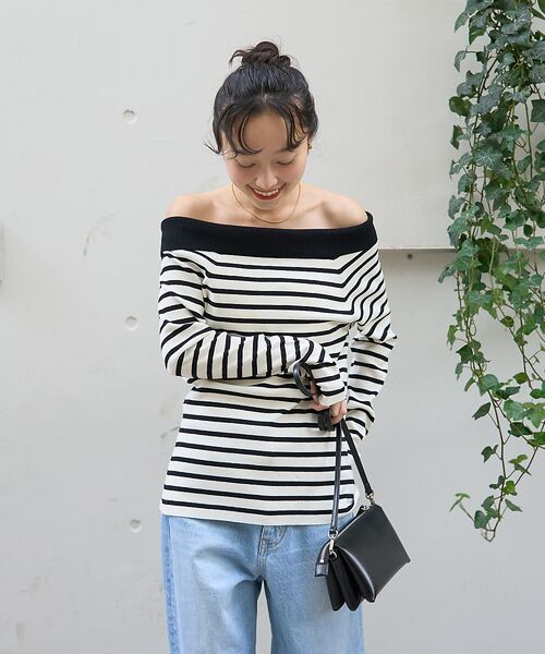 Rouge vif la cle / ルージュ・ヴィフ ラクレ ニット・セーター | オフショルレディニットプルオバー | 詳細19