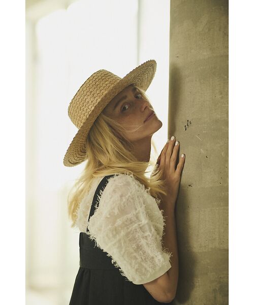 Rouge vif la cle / ルージュ・ヴィフ ラクレ ニット・セーター | シアーフリンジニット フレンチプルオーバー | 詳細7