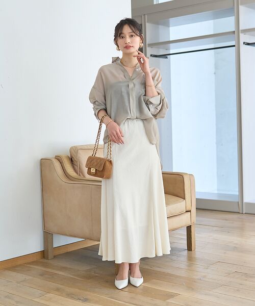 Rouge vif la cle / ルージュ・ヴィフ ラクレ ロング・マキシ丈スカート | 切替マキシスカート | 詳細12