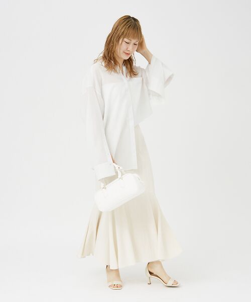 Rouge vif la cle / ルージュ・ヴィフ ラクレ ロング・マキシ丈スカート | 切替マーメイドスカート | 詳細6