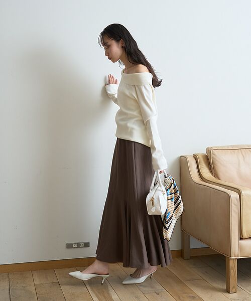 Rouge vif la cle / ルージュ・ヴィフ ラクレ ロング・マキシ丈スカート | 切替マーメイドスカート | 詳細9