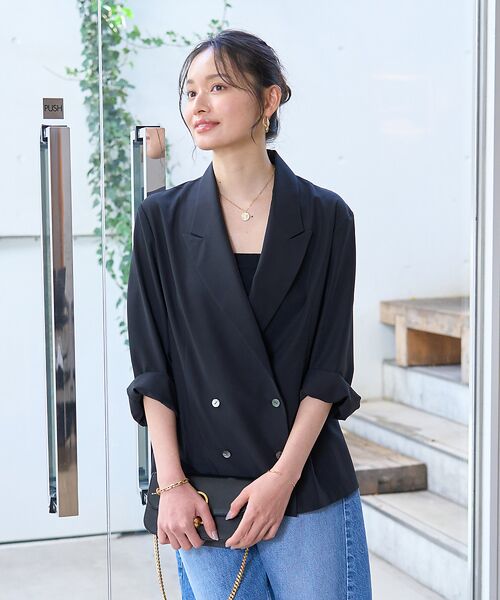 Rouge vif la cle / ルージュ・ヴィフ ラクレ テーラードジャケット | ブラウスエアリージャケット | 詳細20