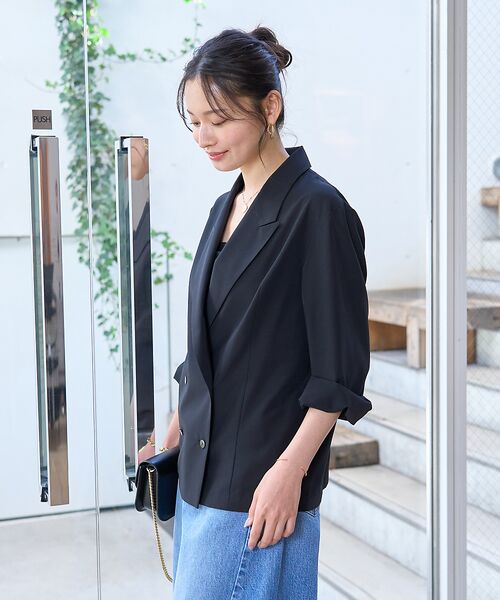 Rouge vif la cle / ルージュ・ヴィフ ラクレ テーラードジャケット | ブラウスエアリージャケット | 詳細21