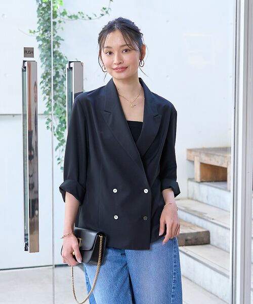 Rouge vif la cle / ルージュ・ヴィフ ラクレ テーラードジャケット | ブラウスエアリージャケット | 詳細23