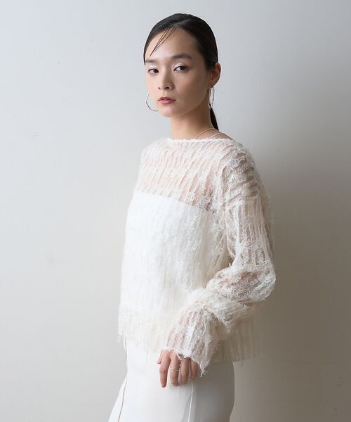 セール】 【一部店舗限定】フェザーチュールブラウス （シャツ