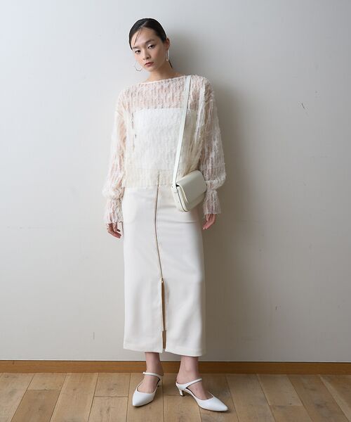 Rouge vif la cle / ルージュ・ヴィフ ラクレ シャツ・ブラウス | 【一部店舗限定】フェザーチュールブラウス | 詳細10