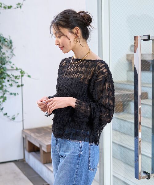 Rouge vif la cle / ルージュ・ヴィフ ラクレ シャツ・ブラウス | 【一部店舗限定】フェザーチュールブラウス | 詳細12