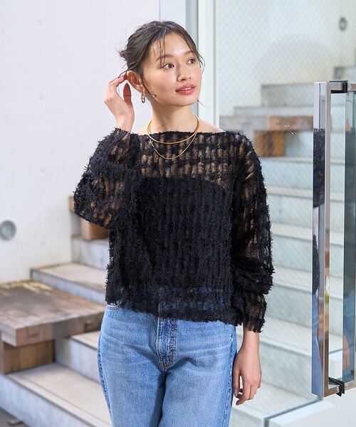 Rouge vif la cle / ルージュ・ヴィフ ラクレ 【一部店舗限定】フェザーチュールブラウス 楽天市場】【SALE／30%OFF】【一部店舗限定】フェザーチュール