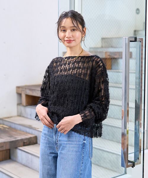 Rouge vif la cle / ルージュ・ヴィフ ラクレ シャツ・ブラウス | 【一部店舗限定】フェザーチュールブラウス | 詳細15