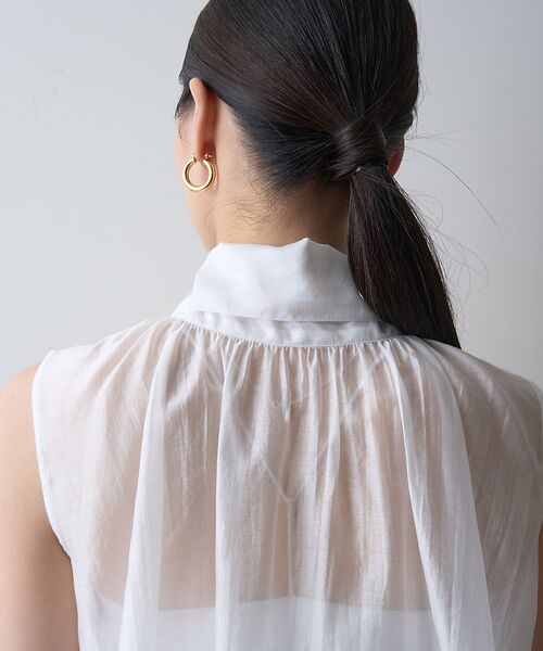 Rouge vif la cle / ルージュ・ヴィフ ラクレ シャツ・ブラウス | 【一部店舗限定】【北野百笑さん着用】2WAYリボンシアーブラウス | 詳細11