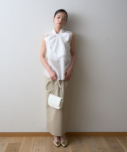 Rouge vif la cle / ルージュ・ヴィフ ラクレ シャツ・ブラウス | 【一部店舗限定】【北野百笑さん着用】2WAYリボンシアーブラウス | 詳細7