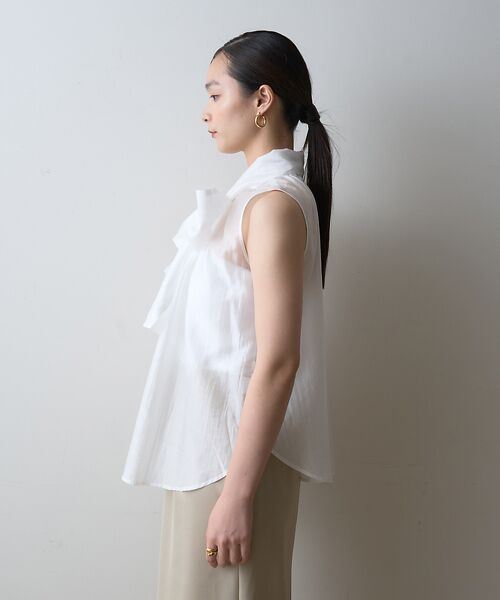 Rouge vif la cle / ルージュ・ヴィフ ラクレ シャツ・ブラウス | 【一部店舗限定】【北野百笑さん着用】2WAYリボンシアーブラウス | 詳細9