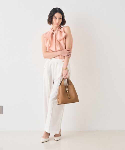 Rouge vif la cle / ルージュ・ヴィフ ラクレ シャツ・ブラウス | 【一部店舗限定】【北野百笑さん着用】2WAYリボンシアーブラウス | 詳細21