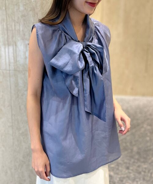 Rouge vif la cle / ルージュ・ヴィフ ラクレ シャツ・ブラウス | 【一部店舗限定】【北野百笑さん着用】2WAYリボンシアーブラウス | 詳細25