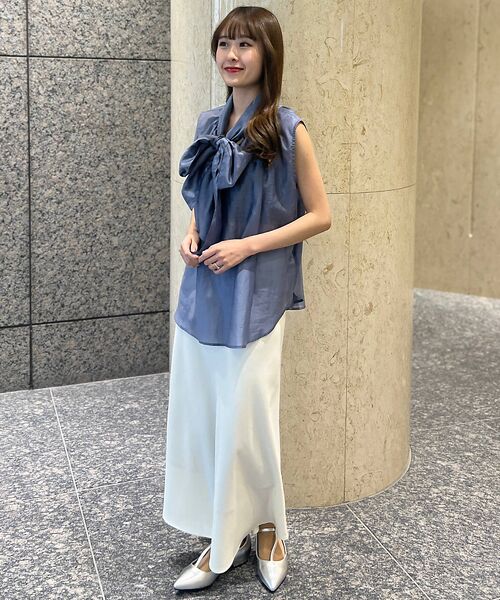 Rouge vif la cle / ルージュ・ヴィフ ラクレ シャツ・ブラウス | 【一部店舗限定】【北野百笑さん着用】2WAYリボンシアーブラウス | 詳細27