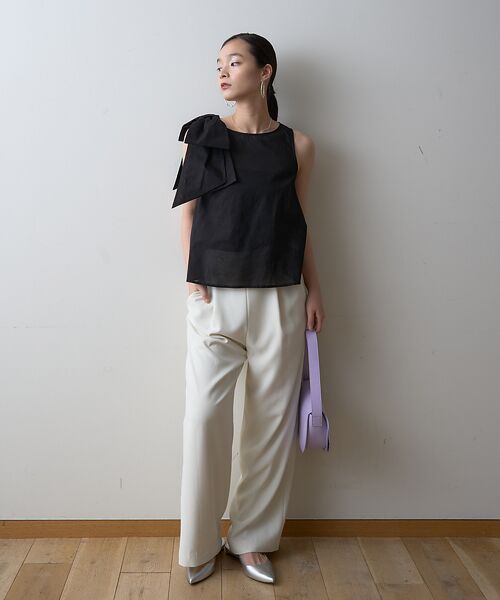 Rouge vif la cle / ルージュ・ヴィフ ラクレ シャツ・ブラウス | 【一部店舗限定】ショルダービッグリボンブラウス | 詳細7