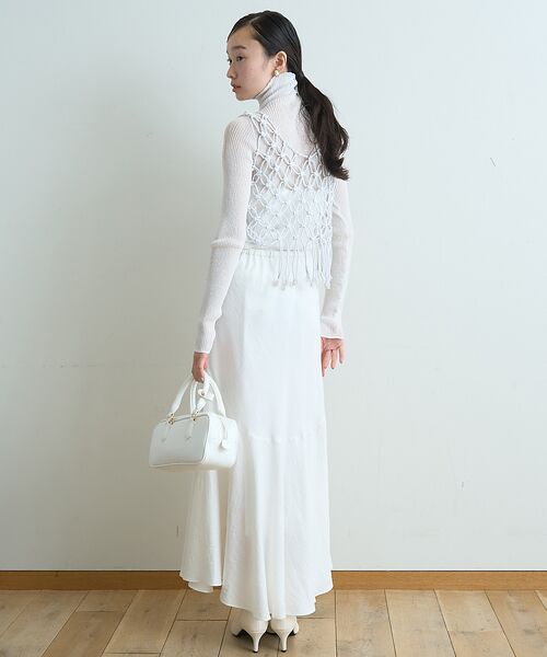 Rouge vif la cle / ルージュ・ヴィフ ラクレ ベスト | 【一部店舗限定】マクラメニットベスト | 詳細7