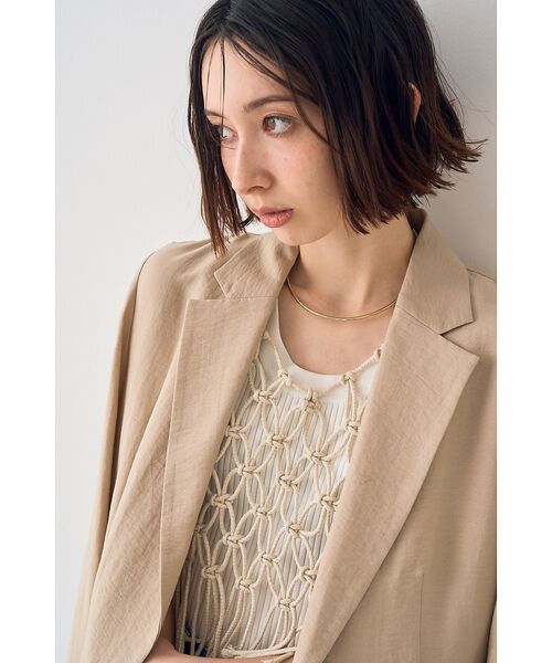 Rouge vif la cle / ルージュ・ヴィフ ラクレ ベスト | 【一部店舗限定】マクラメニットベスト | 詳細17