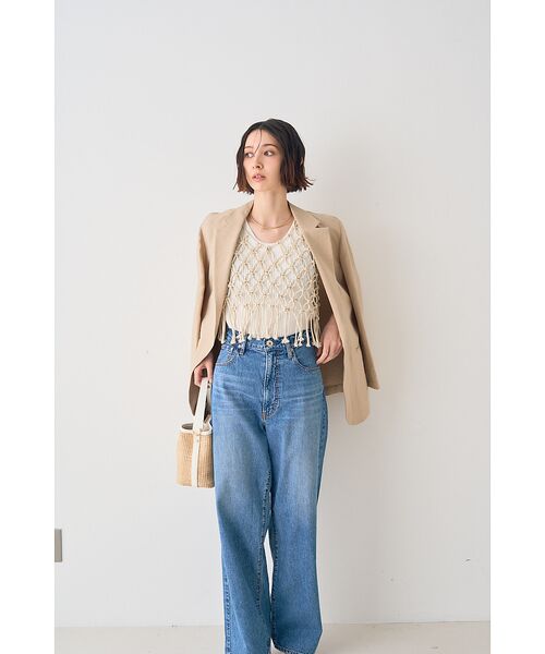 Rouge vif la cle / ルージュ・ヴィフ ラクレ ベスト | 【一部店舗限定】マクラメニットベスト | 詳細22