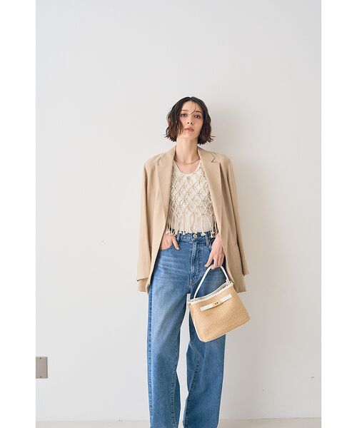 Rouge vif la cle / ルージュ・ヴィフ ラクレ ベスト | 【一部店舗限定】マクラメニットベスト | 詳細23