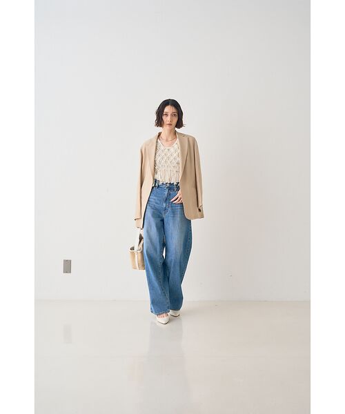 Rouge vif la cle / ルージュ・ヴィフ ラクレ ベスト | 【一部店舗限定】マクラメニットベスト | 詳細24